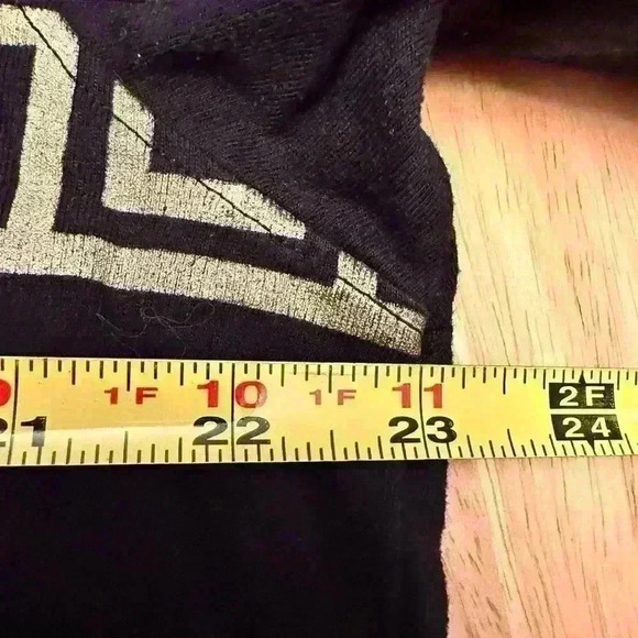 Level Ten Men's Greek Pattern Knit T- Shirt Black Gold XL - Picture 6 of 7